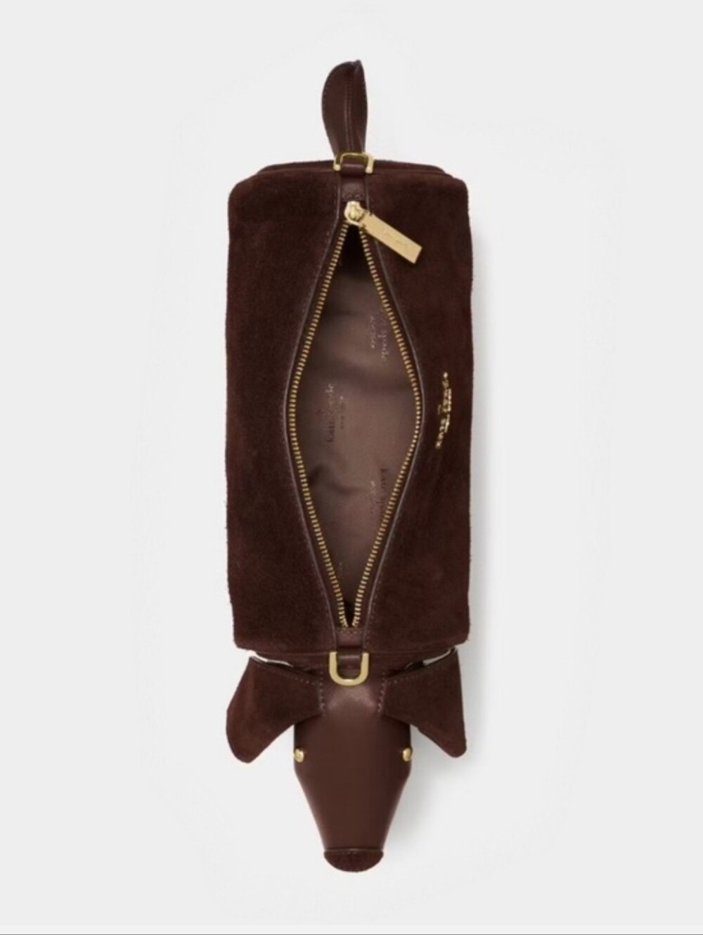 NWT Kate Spade Charlie Dachshund Crossbody Bag, Brown Multi - Picture 5 of 6